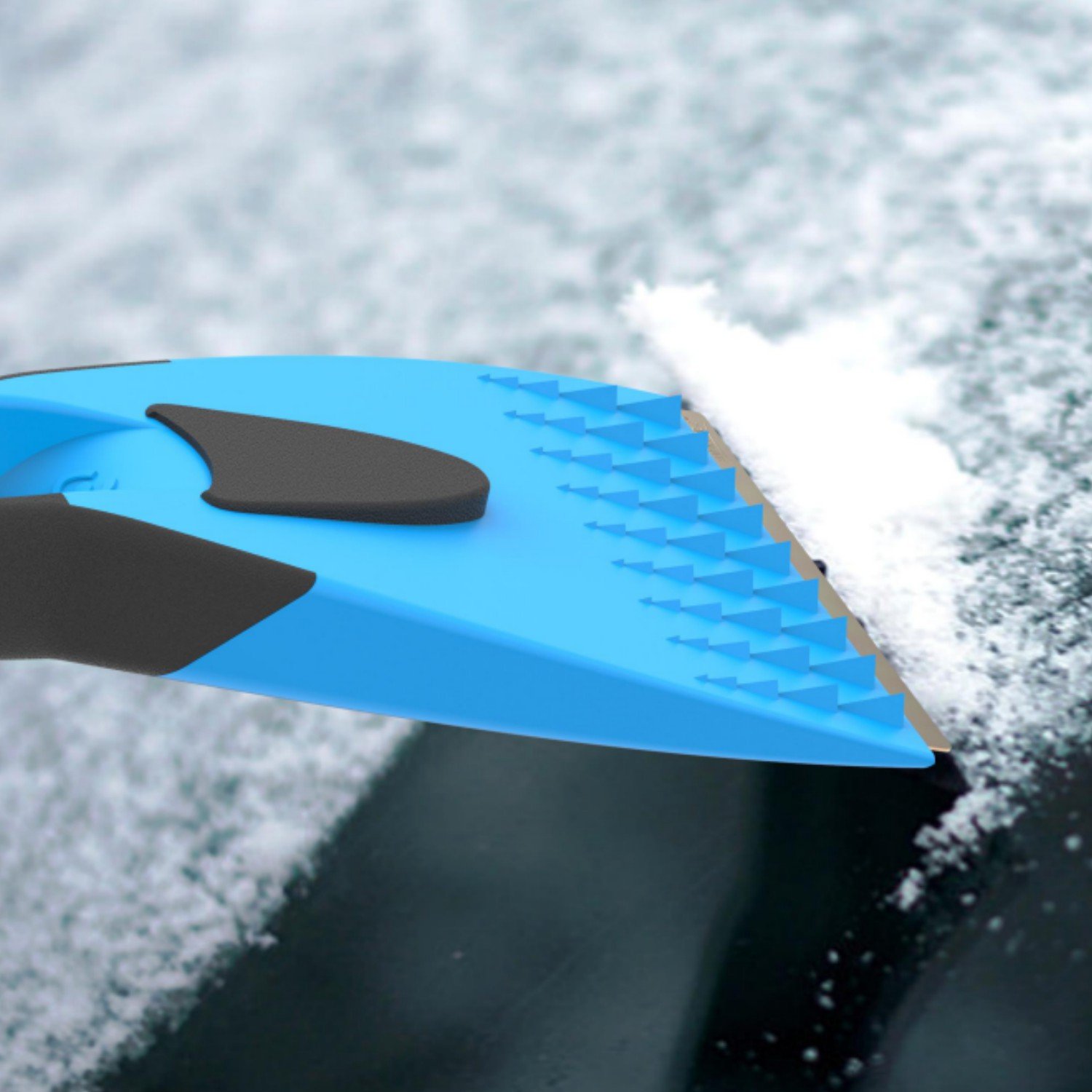 Grattoir à Glace AUPROTEC 2K - Lame Laiton, Poignée Antidérapante, Brise-Glace Pour Pare-Brise Voiture