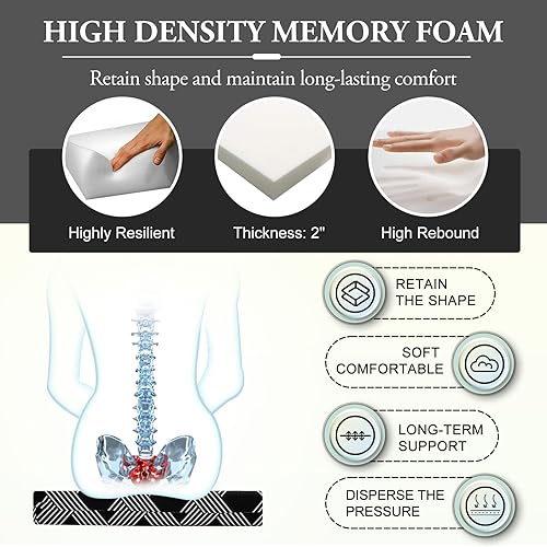 Miniatura 4 de Cojines para sillas de exterior para muebles de patio  Cojines para sillas de patio  Cojines de asiento impermeables de esquina redonda para