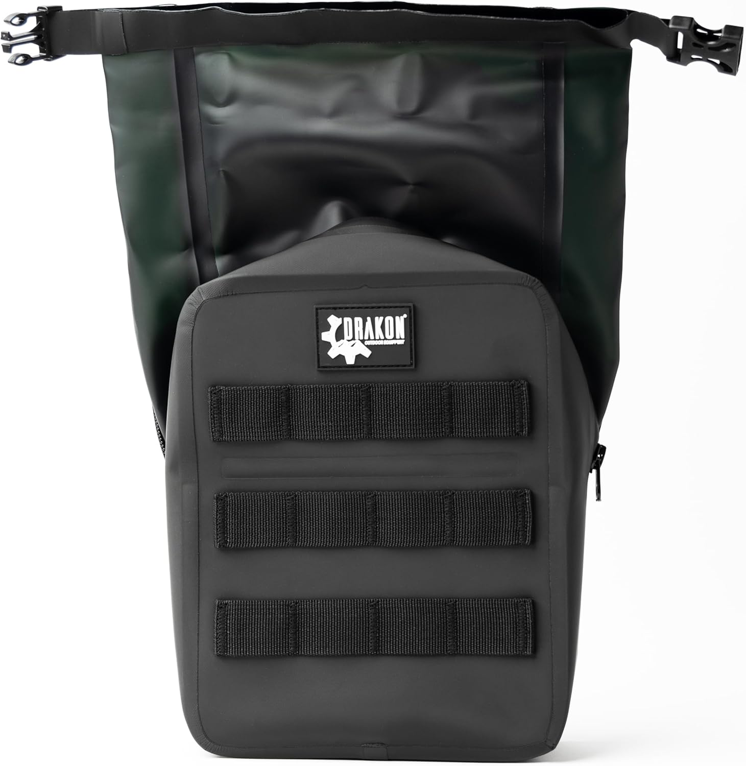 Drakon Outdoors - Waterproof MOLLE Pouch - Waterproof & Submergible Dry Bag - Rugged Carrier for Outdoor Travel & Adventure - Image 2