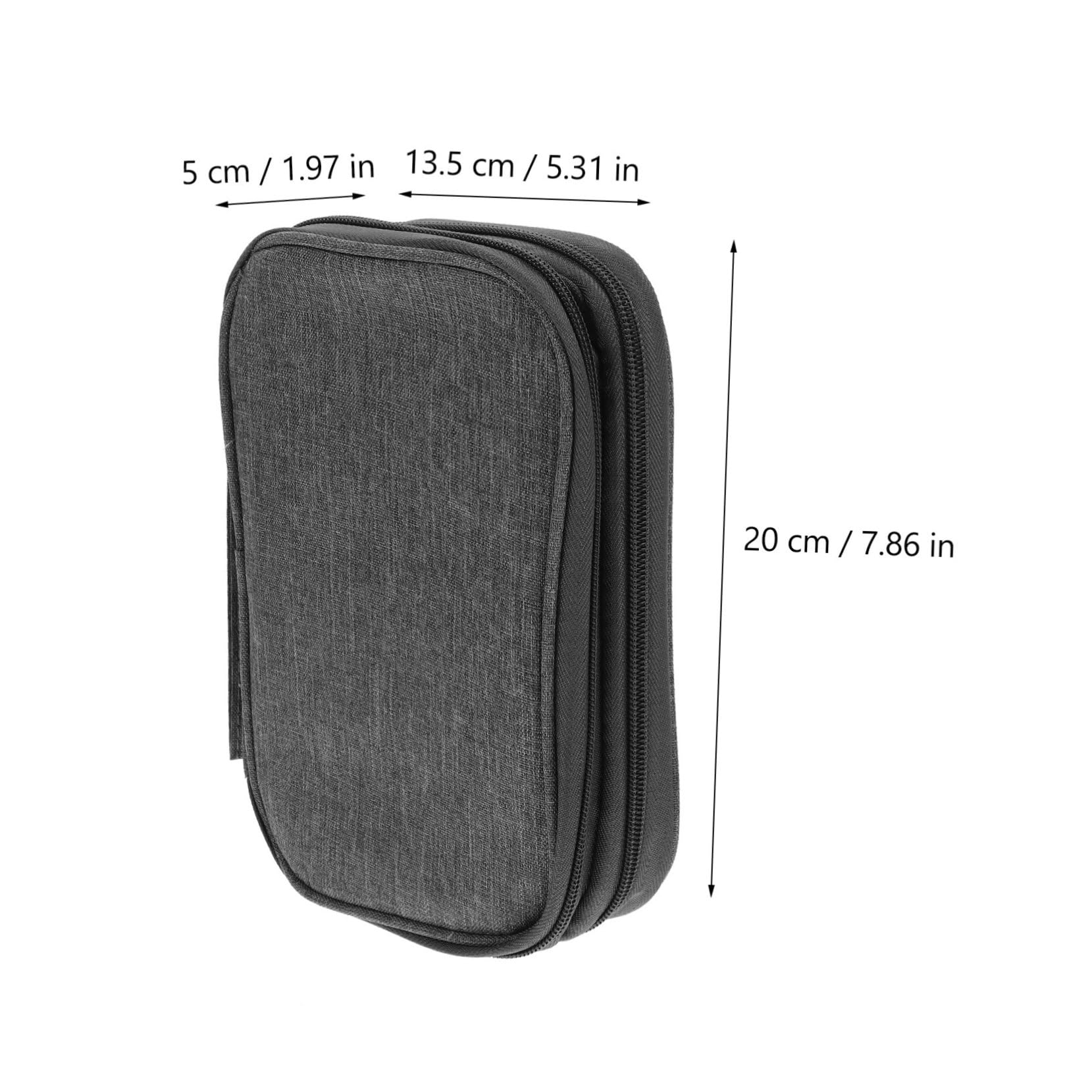 5 Stück Multifunktionale Kabel Organizer Tasche Elektronik Zubehör Aufbewahrung Reisebeutel mit Robustem Verschleißfestem Material Doppelter Schutz für Powerbank USB Kabel