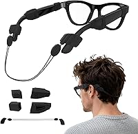 Vista 1 de Funda de silicona impermeable y correa ajustable para lentes compatibles con Ray-Ban Meta Wayfarer/Skyler/Headliner, accesorios para mejorar