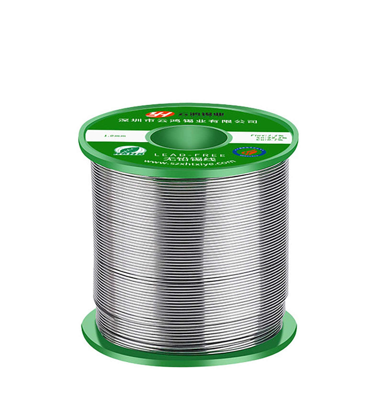 Alambre de soldadura de alambre de estaño de protección del medio ambiente tipo colofonia sin plomo alambre de estaño (0,8 mm, 500 G)