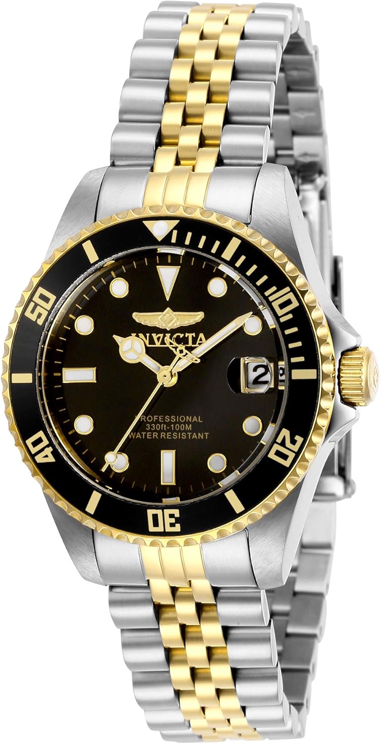 Invicta Womens Pro Diver Quartz Watch with Stainless Steel Strap