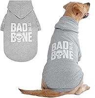 Vista 46 de BINGPET - Sudaderas con capucha de seguridad para perros, suéter para cachorros, abrigos para perros para clima frío, suéter de forro polar