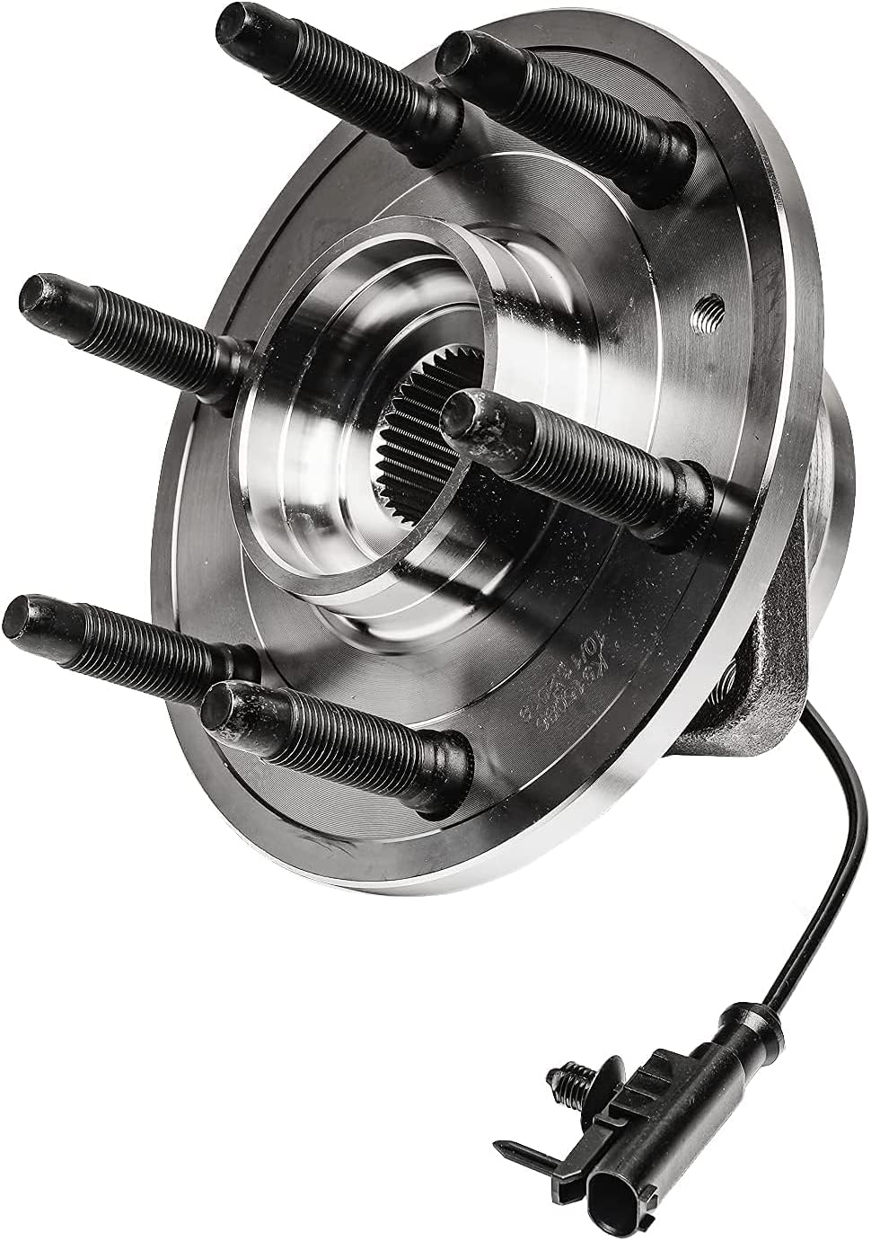 Detroit Axle - 4WD Front Wheel Bearing Hubs Kit for Avalanche Suburban Silverado Sierra 1500 Chevy Tahoe GMC Cadillac Escalade, 2 Wheel Bearing & Hubs 12 Wheel Lug Nuts 1 Socket Key Replacement