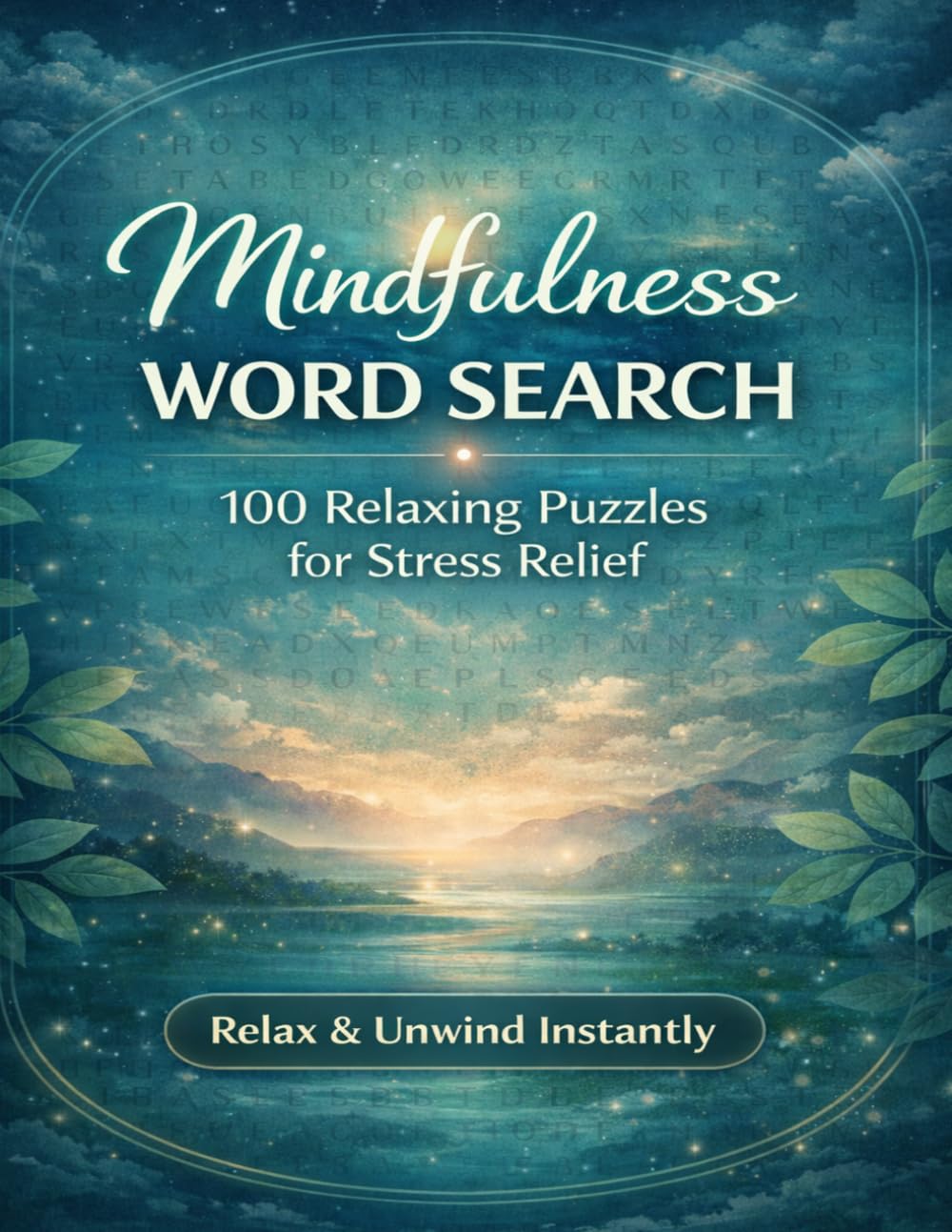 Mindfulness Word Search for Adults: 100 Easy & Relaxing Puzzles for Stress and Anxiety Relief, Focus & Inner Peace