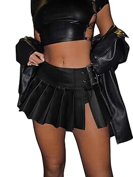 ミニスカート Low Classic Pleated Zipper Skirt With Adjustable Straps Low Classic Pleated Zipper Skirt In Black | ModeSens