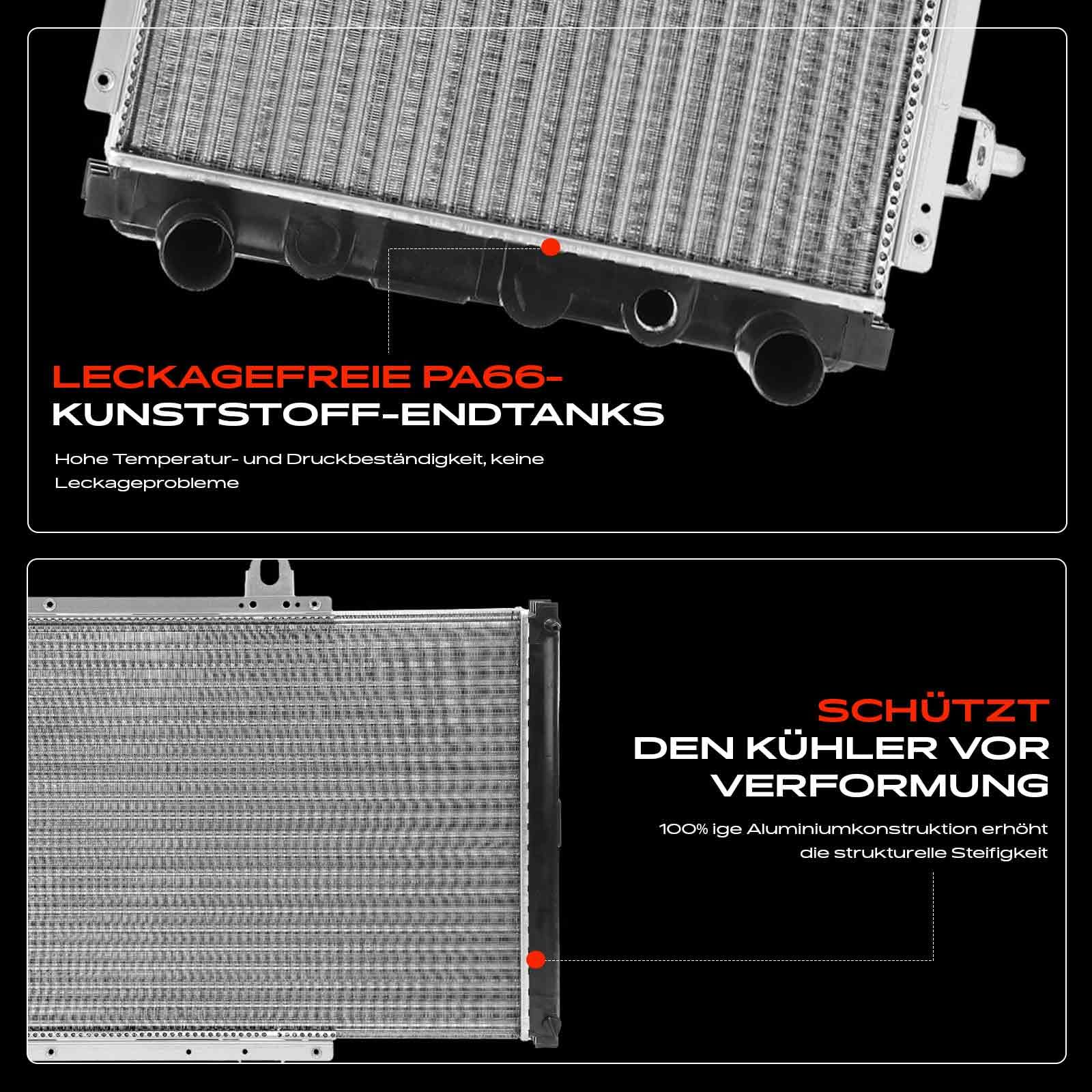 Frankberg Chłodzenie silnika kompatybilne z C25 Bus 280 290 1,9 l 2,5 l 1985-1994 chłodnica silnika Ducato Kasten 290 1,9 l 2,5 l 1982-1994 chłodnica Talento Bus 290 1,9 l 1989-1994 Replace# 594