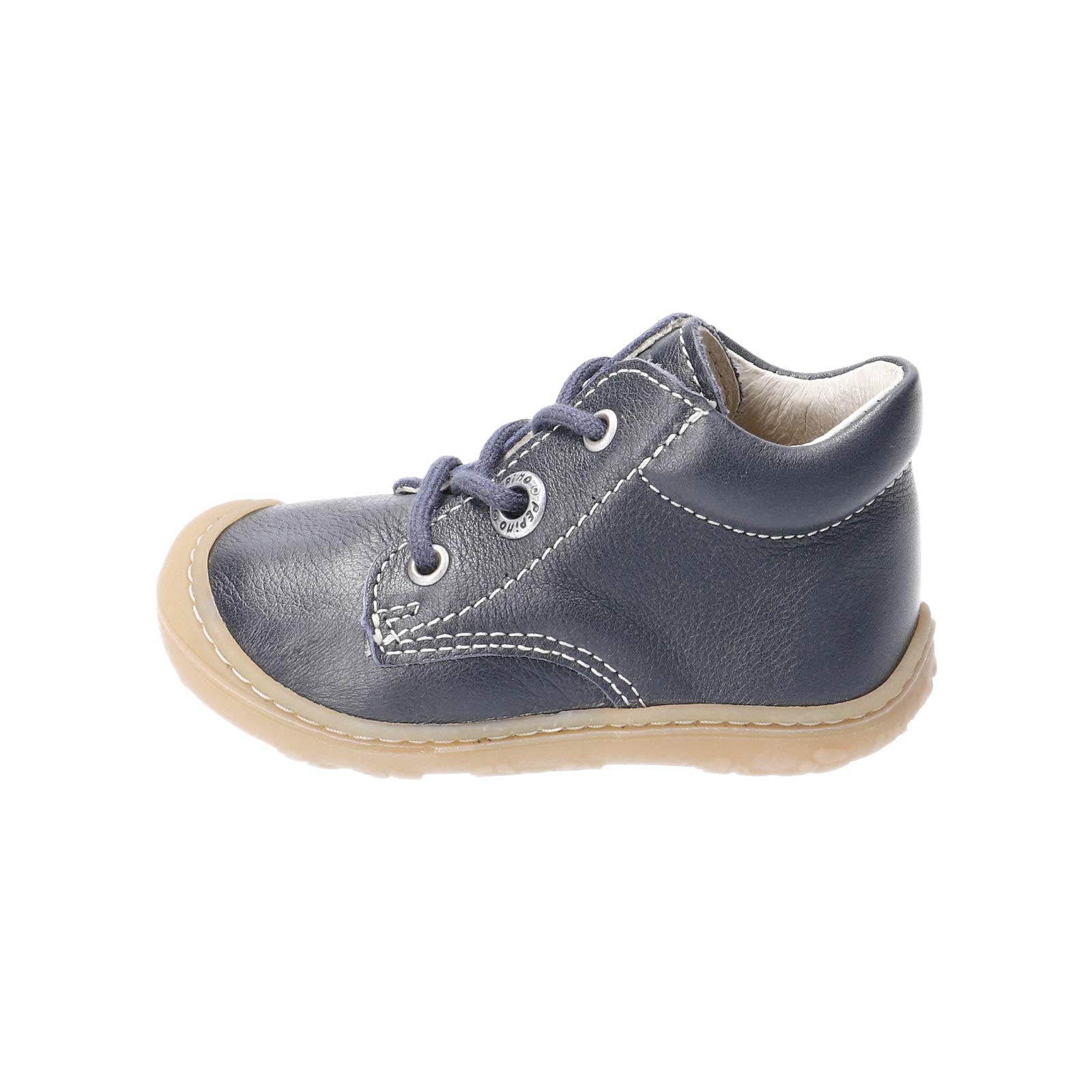 RICOSTA Jungen und Mädchen Lauflernschuhe Cory von Pepino, Mittel - für mittelkräftige Füße geeignet (WMS),Blau (Nautic) (171), 21 EU