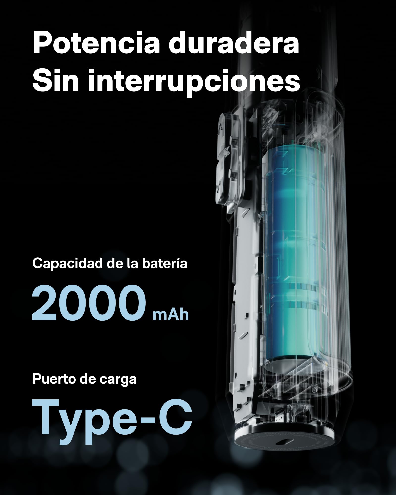 HOTO PixelDrive Destornillador Eléctrico de 3.6V, pantalla inteligente, 6 ajustes de par (0,5-6 N·m), 30 puntas hexagonales 1/4″, luz LED, para electrónica y reparaciones domésticas