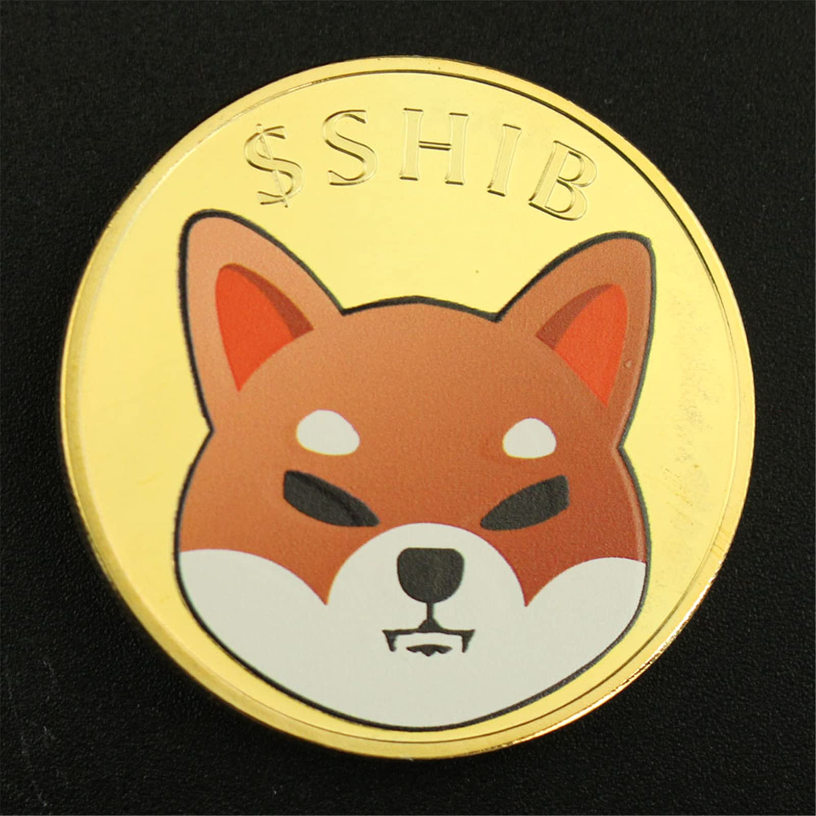 Amazon.co.jp: （SHIB）お土産メタル金メッキフィジカルシブコレクションコイン芝犬コインバーチャルビットコイン記念コイン デジタル仮想通貨トゥースフェアリーゴールドコインコレクション,金 : ホビー
