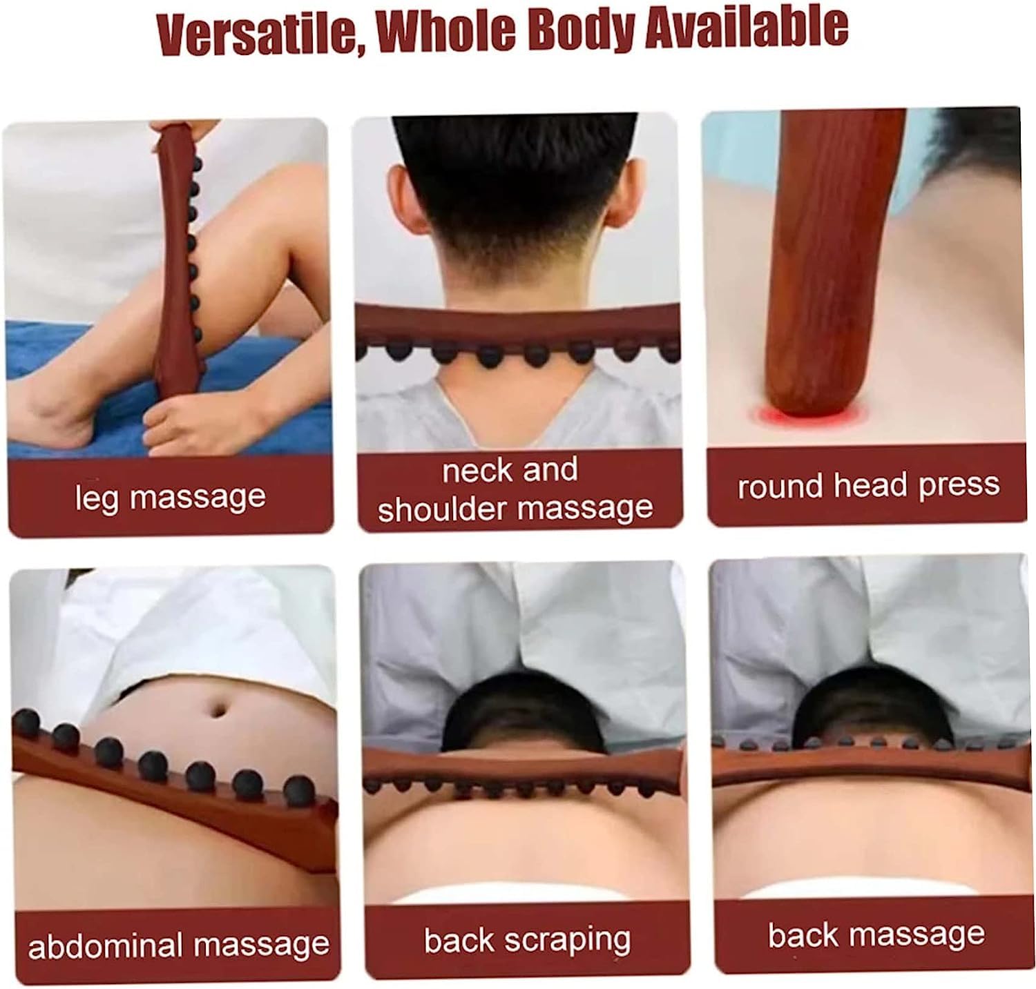 Snevad Gua Sha Massage Stick Wooden Trigger Point Massager Wood Therapy Tools Soft Manual Back Legs Neck with Beads Massaging Tool Roller Professional Body Relieve Muscle Soreness (31 Beds Black) Snevad Gua Sha Massage Stick Wooden Trigger Point Massager Wood Therapy Tools Soft Manual Back Legs Neck with Beads Massaging Tool Roller Professional Body Relieve Muscle Soreness (31 Beds Black)