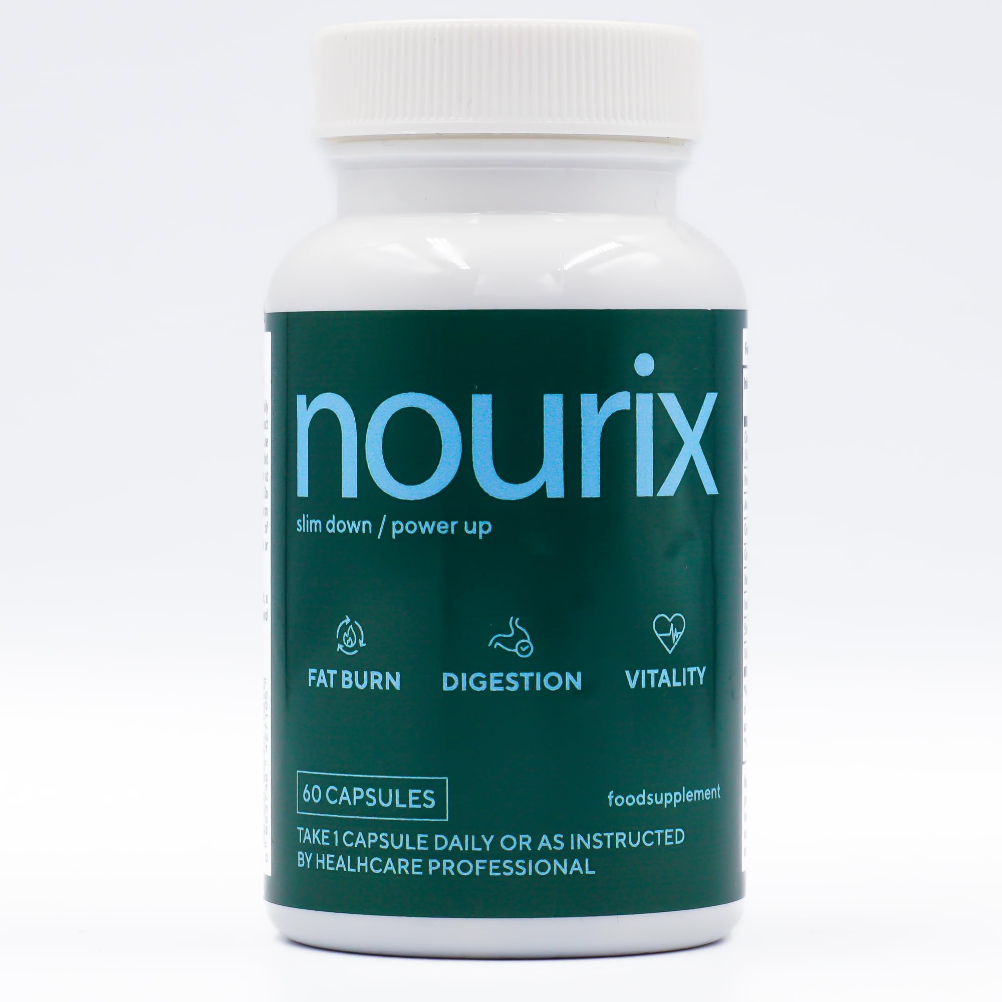Nourix – Gélules Naturelles à base d’extraits d’algue, d’avocat et de thé vert – Formule végétale premium – 60 gélules. (1)