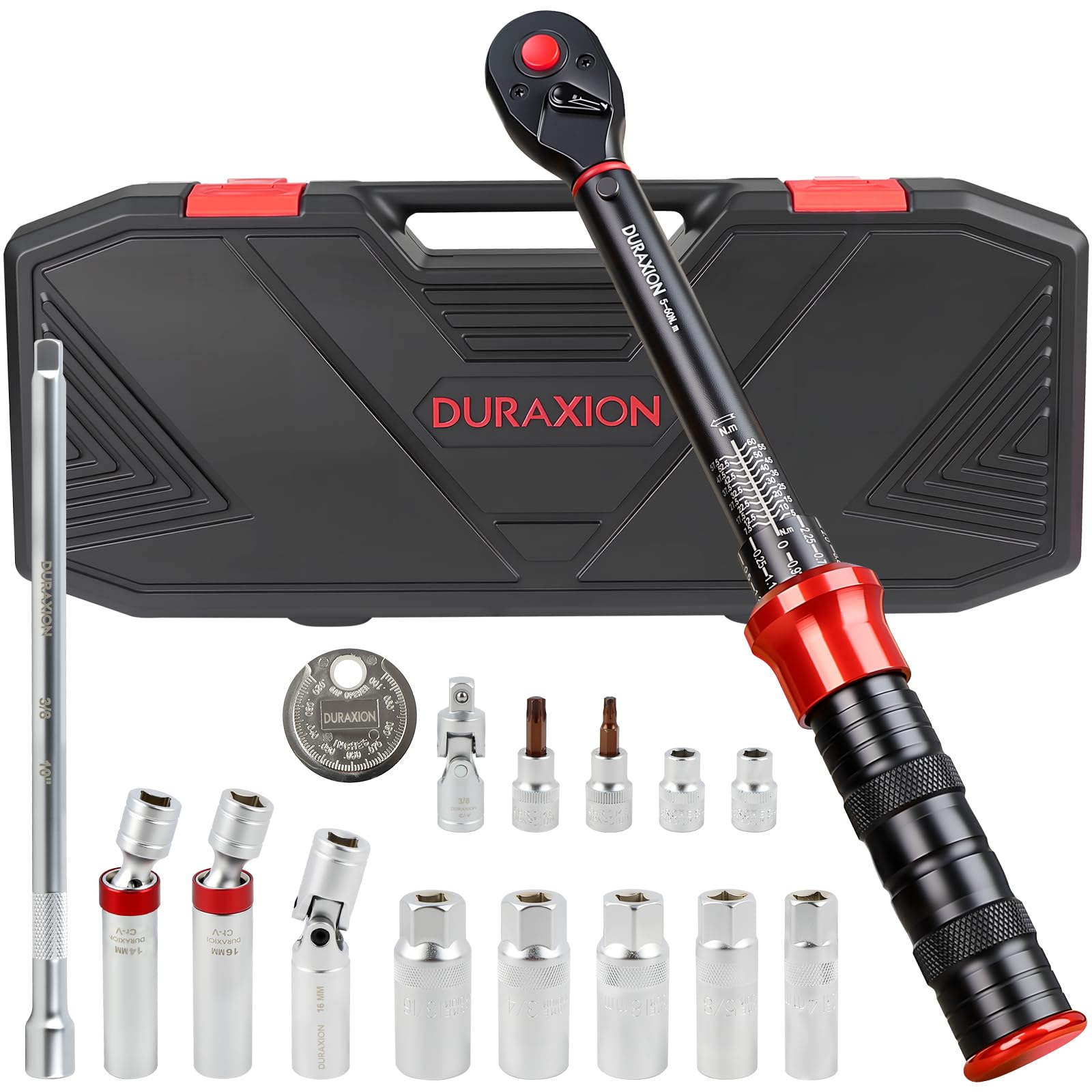 Amazon | DURAXION トルクレンチ バイク セット16点組 プレセット型 差
