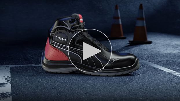 Amazon.com: PUMA Men's Touring Black Mid Industrial Shoe, 7