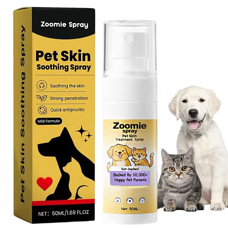 Spray para Cães Zoomie Spray com Ingredientes Naturais, 50 mL