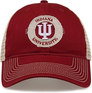 NCAA Licensed Indiana University Trucker Mesh Hat, Indiana Hoosiers Game Day Hat
