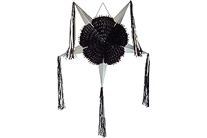 Large 5-Point Star Black Pinata: The Perfect Halloween or Wednesday Addams Party Decoration