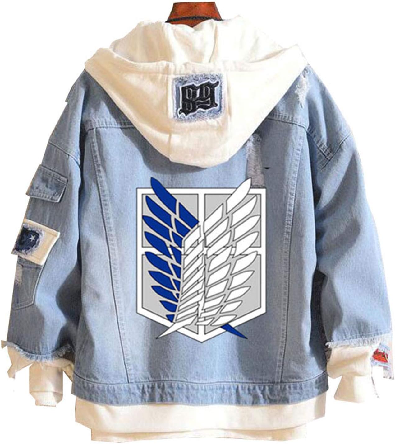 Denim Jacket Attack On Titan Wings Of Freedom Jacket Anime Attack