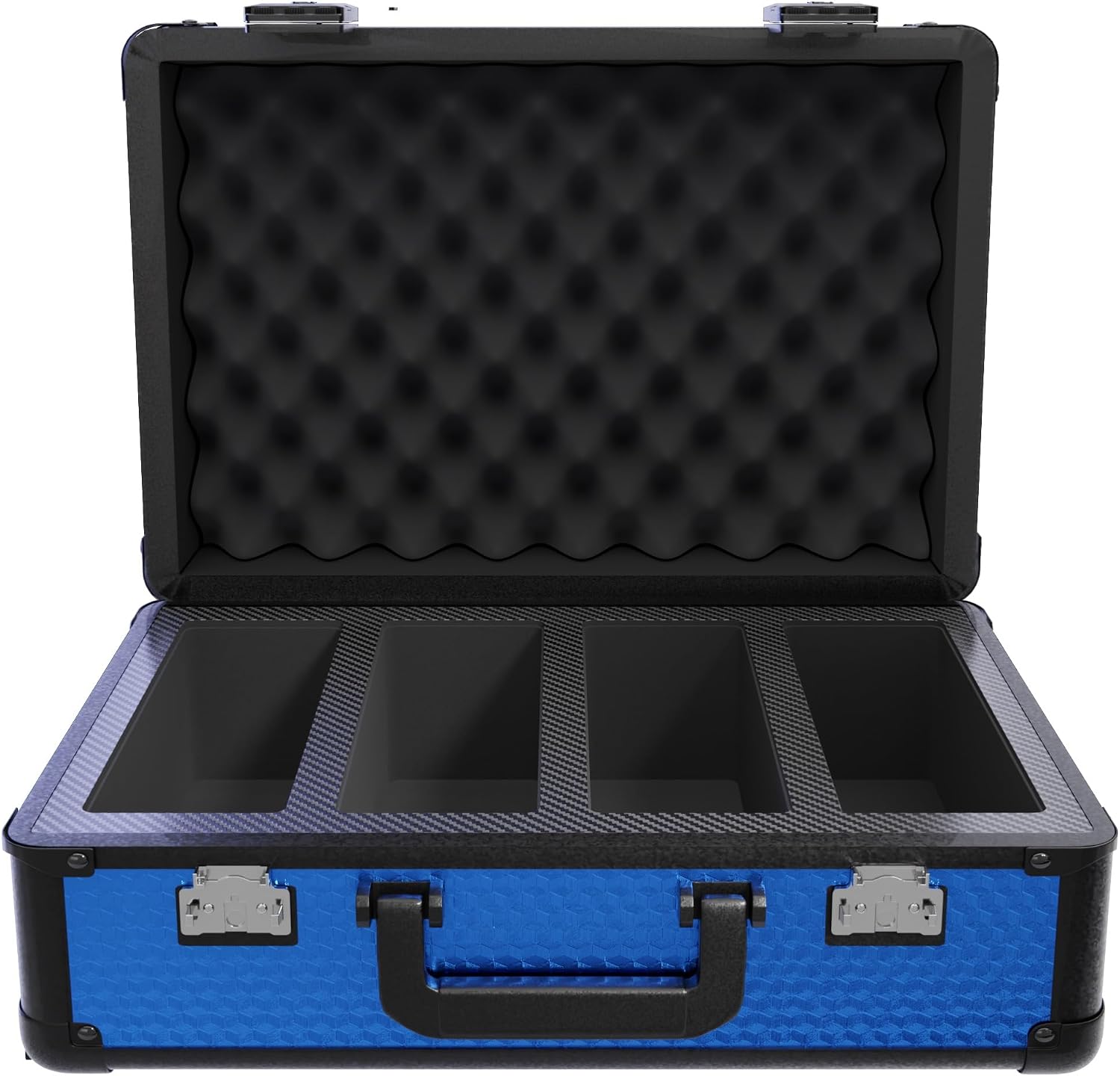 Zion Cases Slab Case XL Graded Card Case; The Original Slab Case for Graded Cards; Fits PSA, BGS, HGA, and CSG Graded Trading Card Slabs; Ideal Travel Storage Solution; (Cubed Blue)