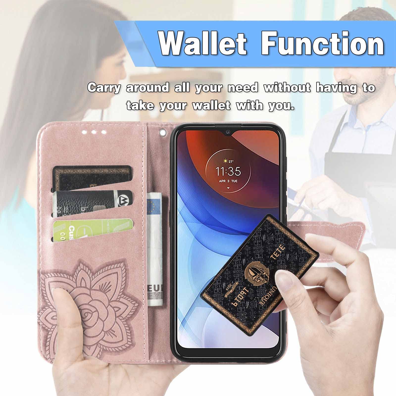 KKEIKO Cover per Oppo Reno 8T 4G, Antiurto Custodia in PU Pelle con Slot per Porta Carte, Magnetico Protettiva Cover per Oppo Reno 8T 4G, Nero