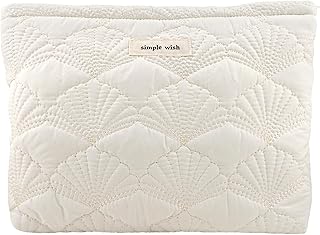 Sminra Bolsa de maquillaje blanca pequeña de ...