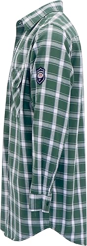 Miniatura 45 de BOCOMAL FR Shirts 6.25oz Camisas de soldadura ligeras Camiseta ignífuga para hombre ignífuga Rojo/Blanco,Gris,claro,Azul marino con broche