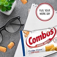 Vista 5 de Combos Aperitivos de Queso - Bolsas de Aperitivos de Queso Cheddar 1.8 Onzas, Paquete de 18, Galletas Horneadas Combos Caja a Granel