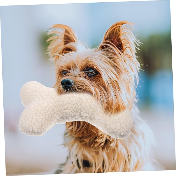 Juguete para Perro Hueso de Cordero con Chirriador miniatura 9