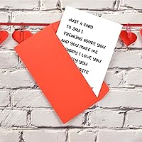 Vista 3 de Ithmahco Tarjeta de San Valentín para ella, divertidas tarjetas de San Valentín, tarjetas de feliz día de San Valentín, regalos de San Valentín