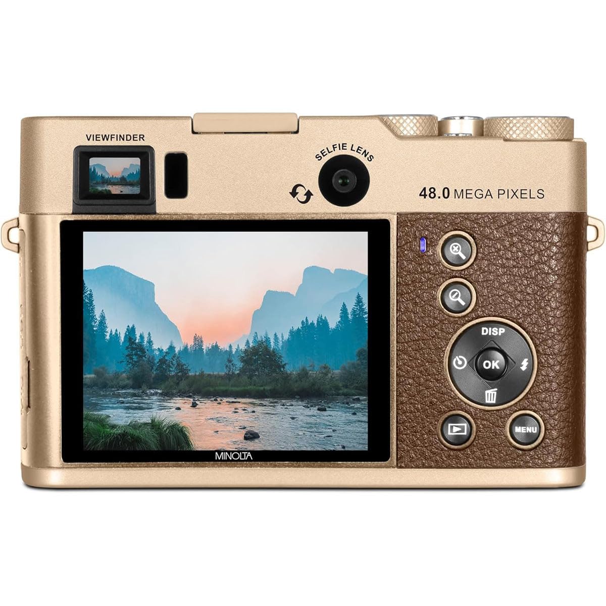 Amazon | Minolta MND70 レトロ 48MP オートフォーカスデジタルカメラ