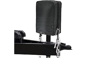 RV Electric Tongue Jack Cover With D-Rings