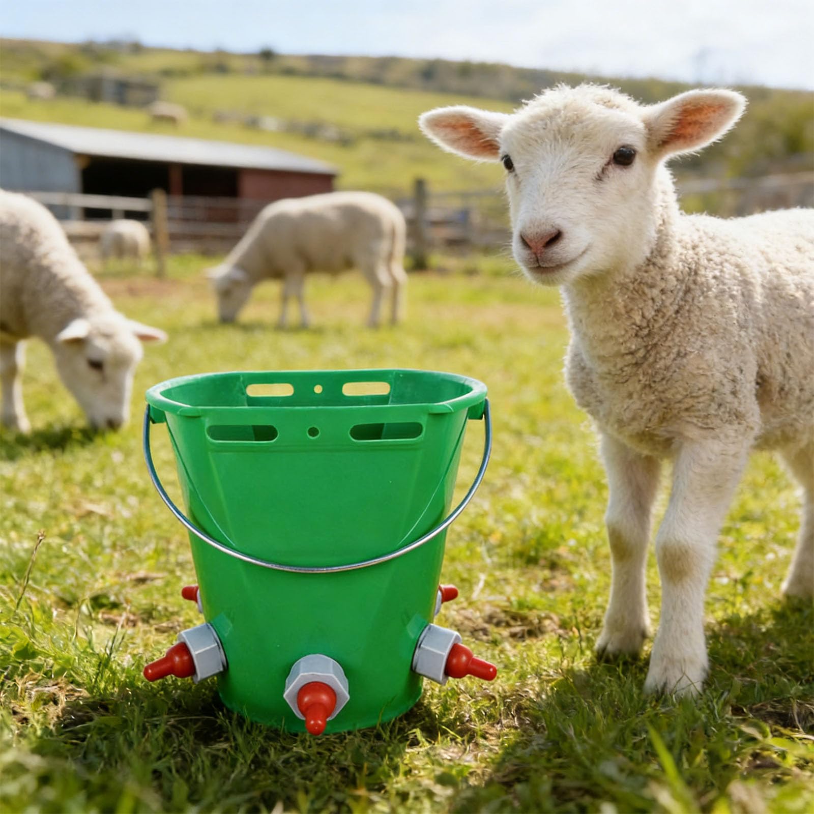 Dispositivo di alimentazione animale di grado veterinario Secchio del capezzolo Vitelli di agnello Suinetti Secchio di infermieristica Attrezzatura agricola Alimentazione della clinica