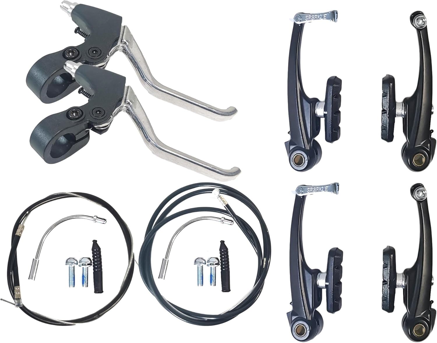 Red Loon Complete Bicycle Brake Set Cantilever Front and Rear Brake