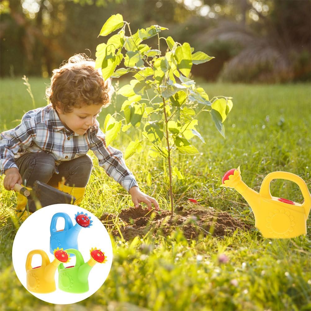 Veemoon 3 Pcs Plastic Watering Cans, Cute Chicken Toddler Bath Toys for Water Play, Early Education and Family Interaction, Outdoor and Indoor Use