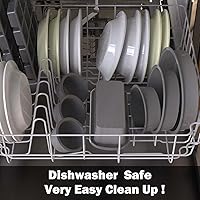 Vista 5 de Molde redondo de silicona para tartas de 7 pulgadas, 2 moldes de silicona de 7 pulgadas para hornear pasteles de plátano, mousses