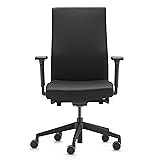 Trendoffice to-Strike Comfort pro sk 9248, Testsieger Stiftung Warentest, ergonomischer Bürostuhl mit 4D-Armlehnen, höhenverstellbare Rückenlehne, by Dauphin (schwarz)