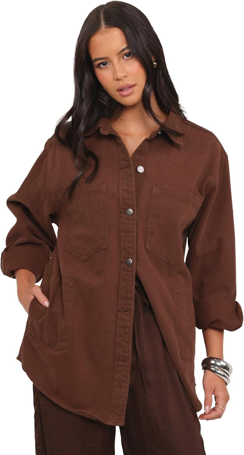 Petal & Pup Women's Toto Denim Shacket