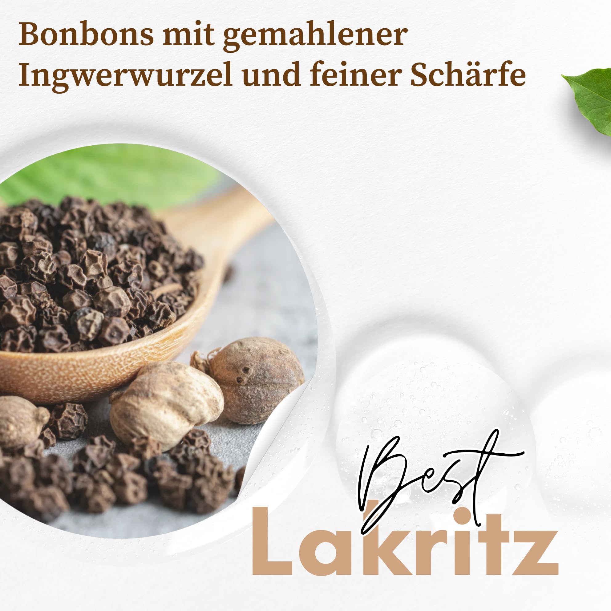 WILHELM Müller Zuckerfreie Salmi-Lakritz Bonbons - Bonbons mit Salmi-Lakritzgeschmack - Im praktischen Beutel aus Deutschland - 2500g
