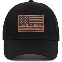 Fathers Day Birthday Gifts for World's Dad Best Dad Ever American Flag Hat Father's Day Ideas for Dads