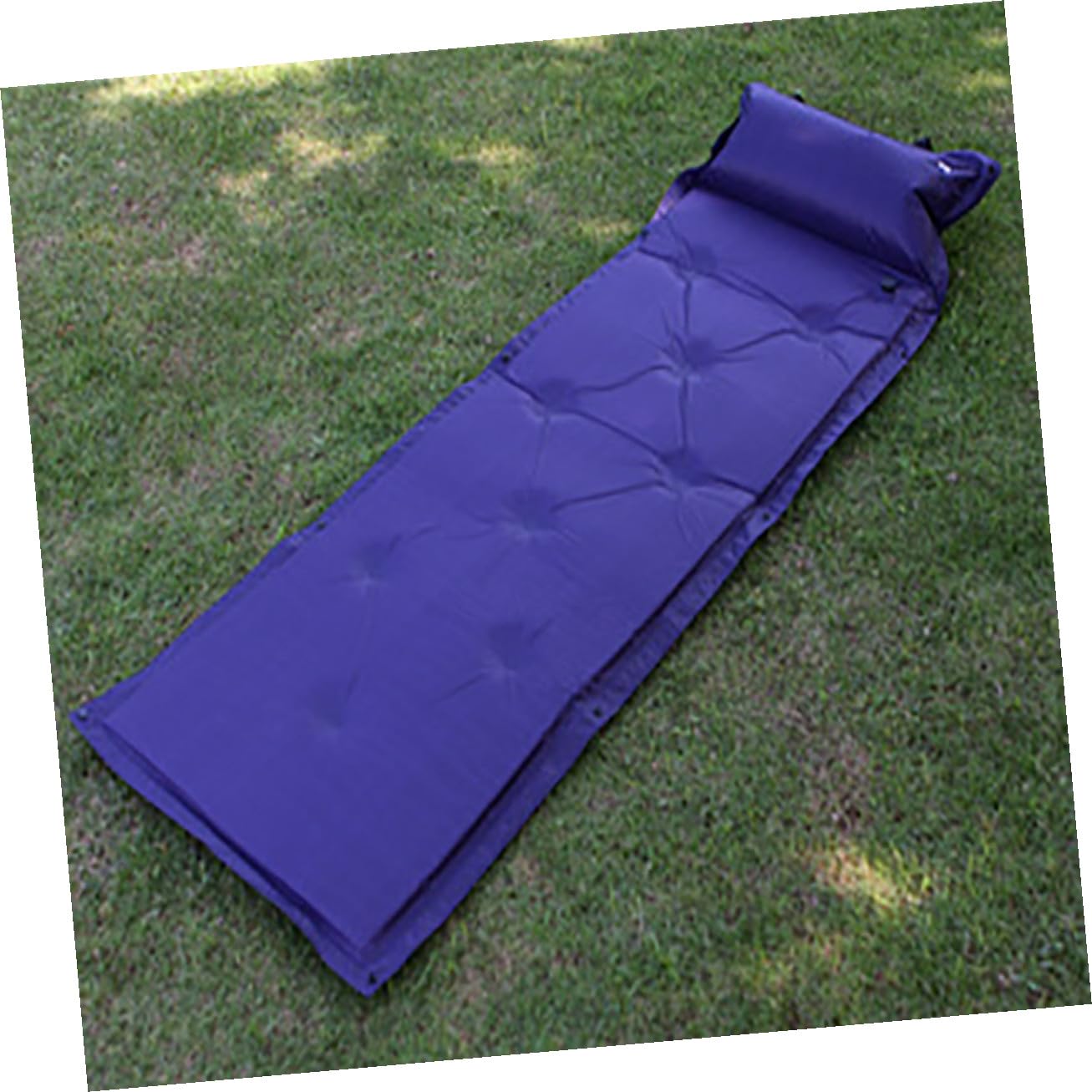 Colchón Inflable para Camping Portátil Material Confiable y Cómodo, Esterilla Autohinchable de Poliéster y PVC Adecuado para Picnic y Viajes al Aire Libre