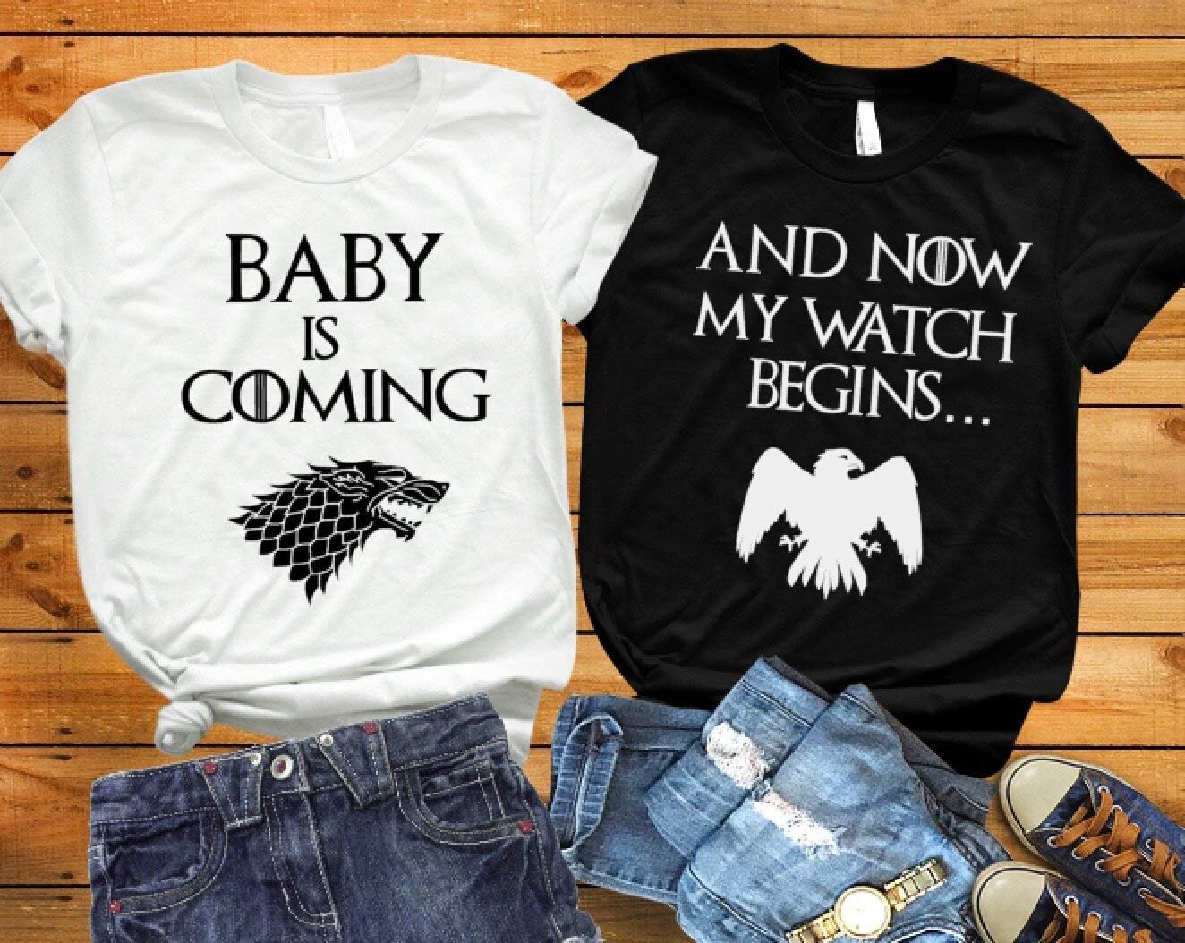 Baby Is Coming Game Of Thrones Inspired Pregnancy Announcement Shirts