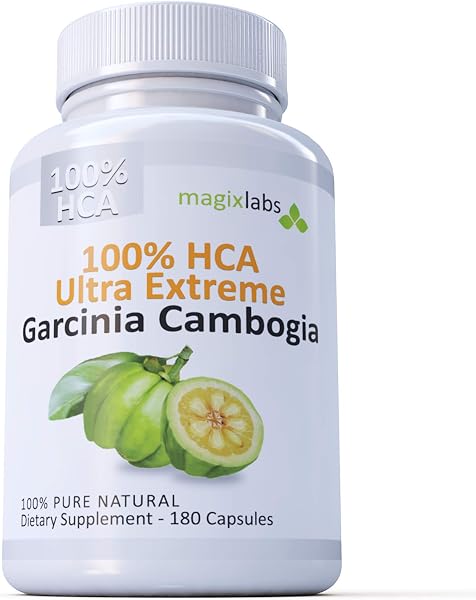 100% HCA Ultra Extreme Garcinia Cambogia Extract 180 Capsules