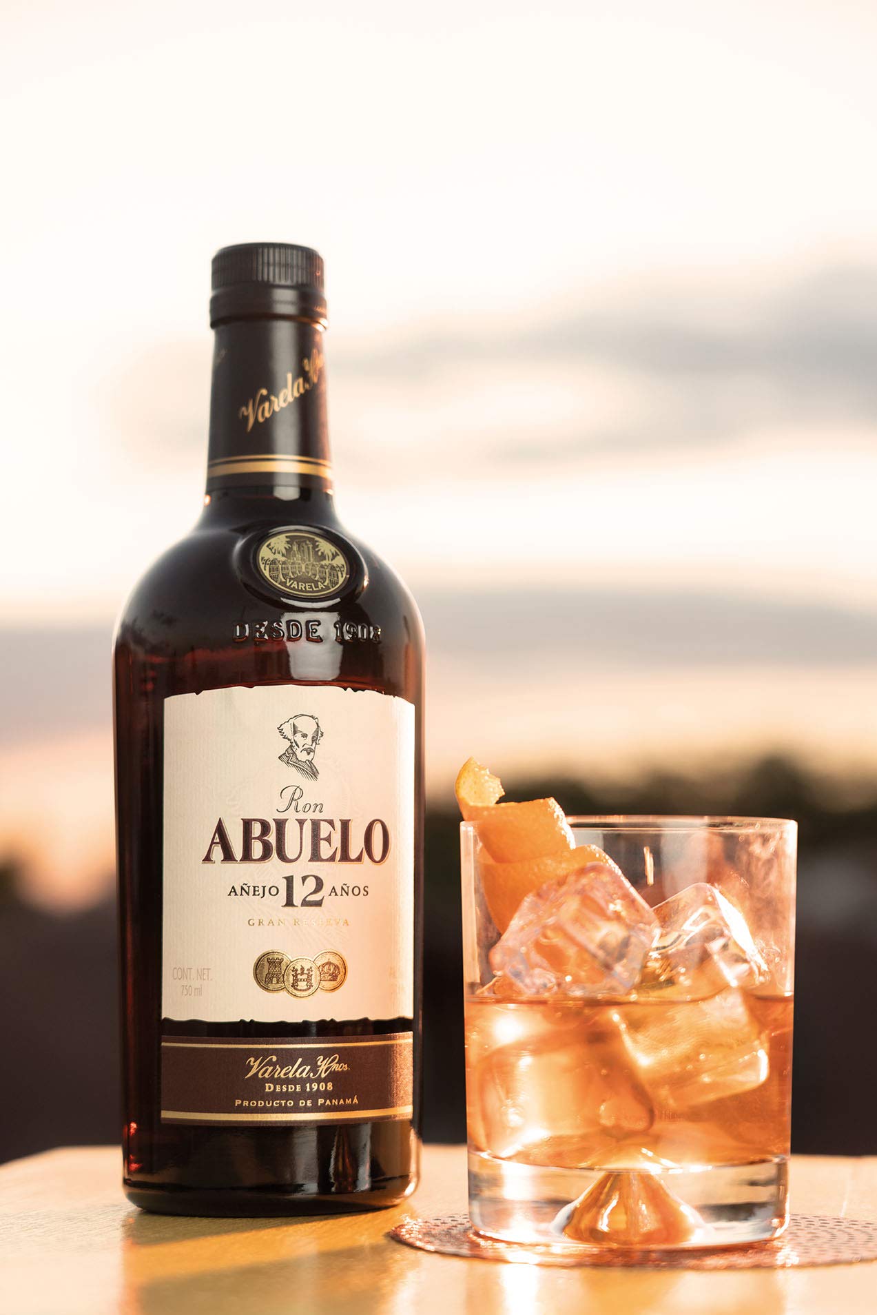 Ron Abuelo 12 Años Panama Rum (1 x 0,7 l) (Packung mit 2)