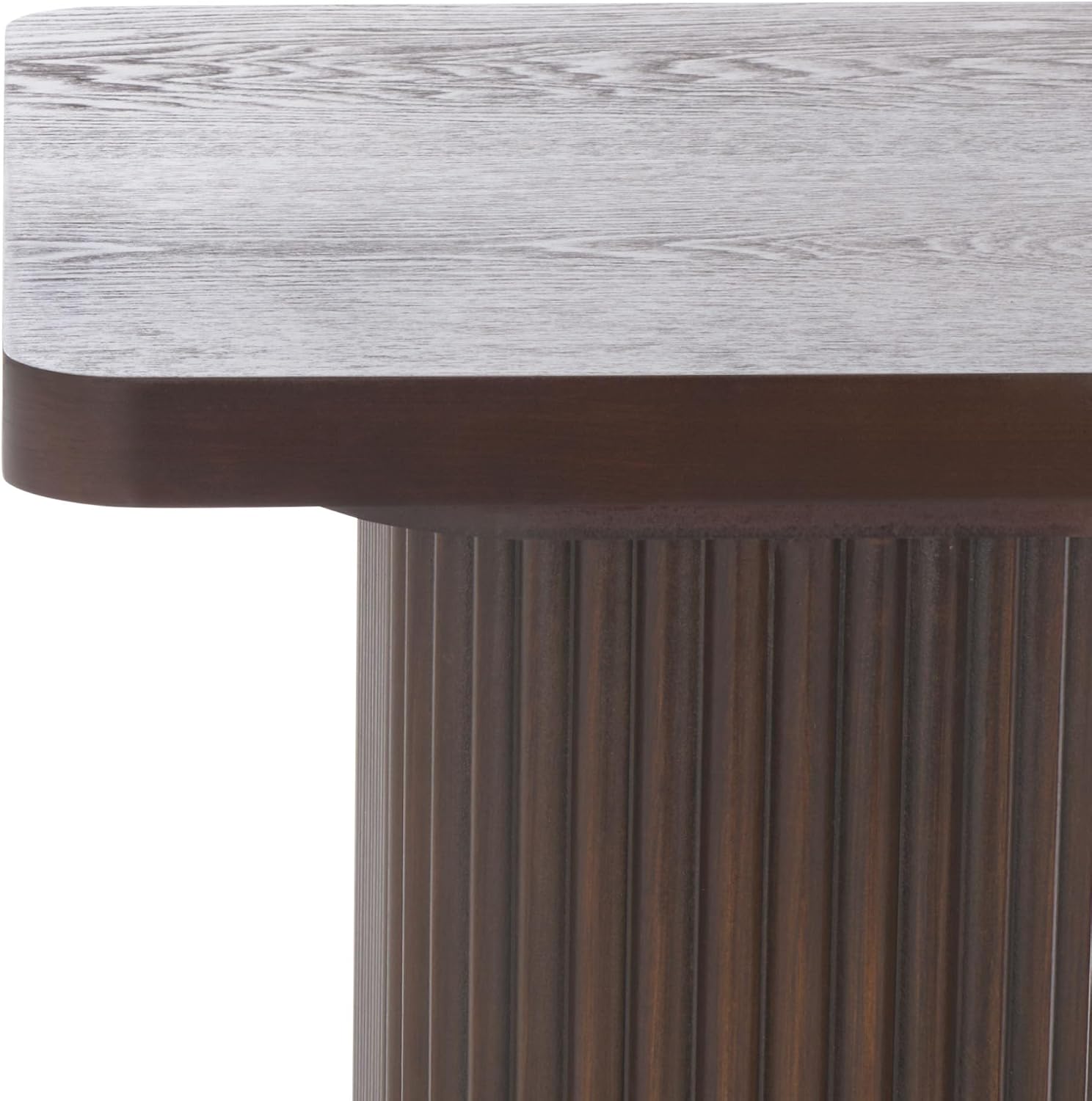 SAFAVIEH Home Collection Berai Dark Brown Console Table (Fully Assembled)