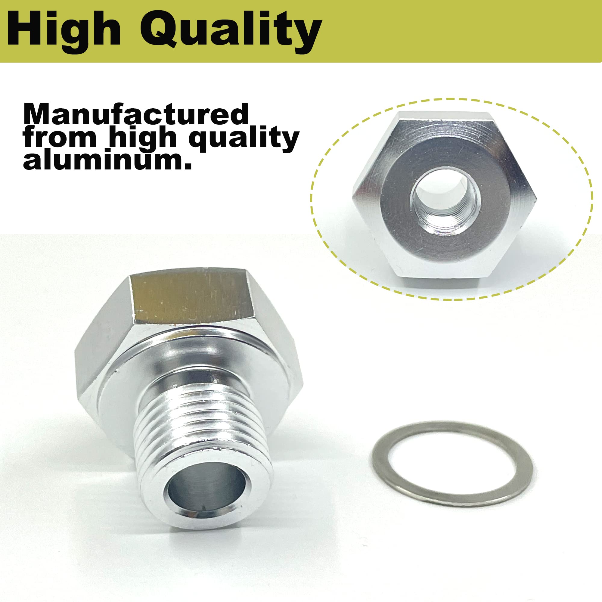 Adaptateur Capteur Pression Huile M12x1,5 à 1/8NPT Pour Moteurs LS - Neuf, Origine Chine