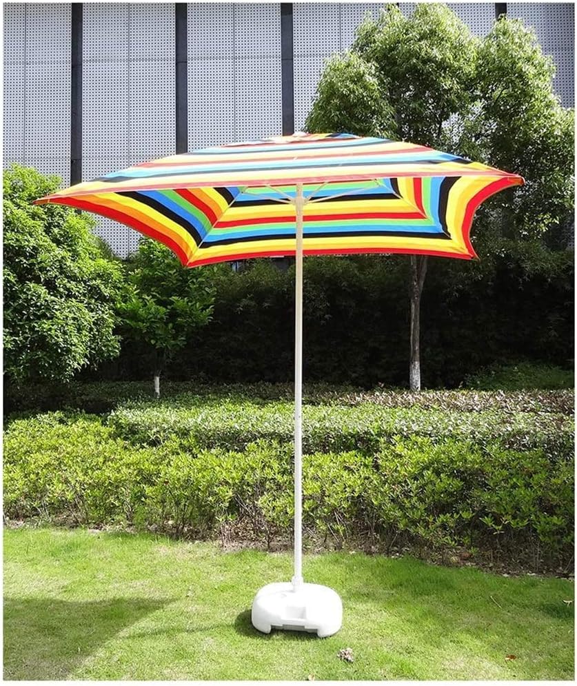 Umbrella Umbrella 6.6ft Upgrade Patio Umbrella, Outdoor Table Market Umbrella with Water Filled Umbrella Base, for Backyard Pool, Easy to Put Together (Color : Without Base) (Without Base)