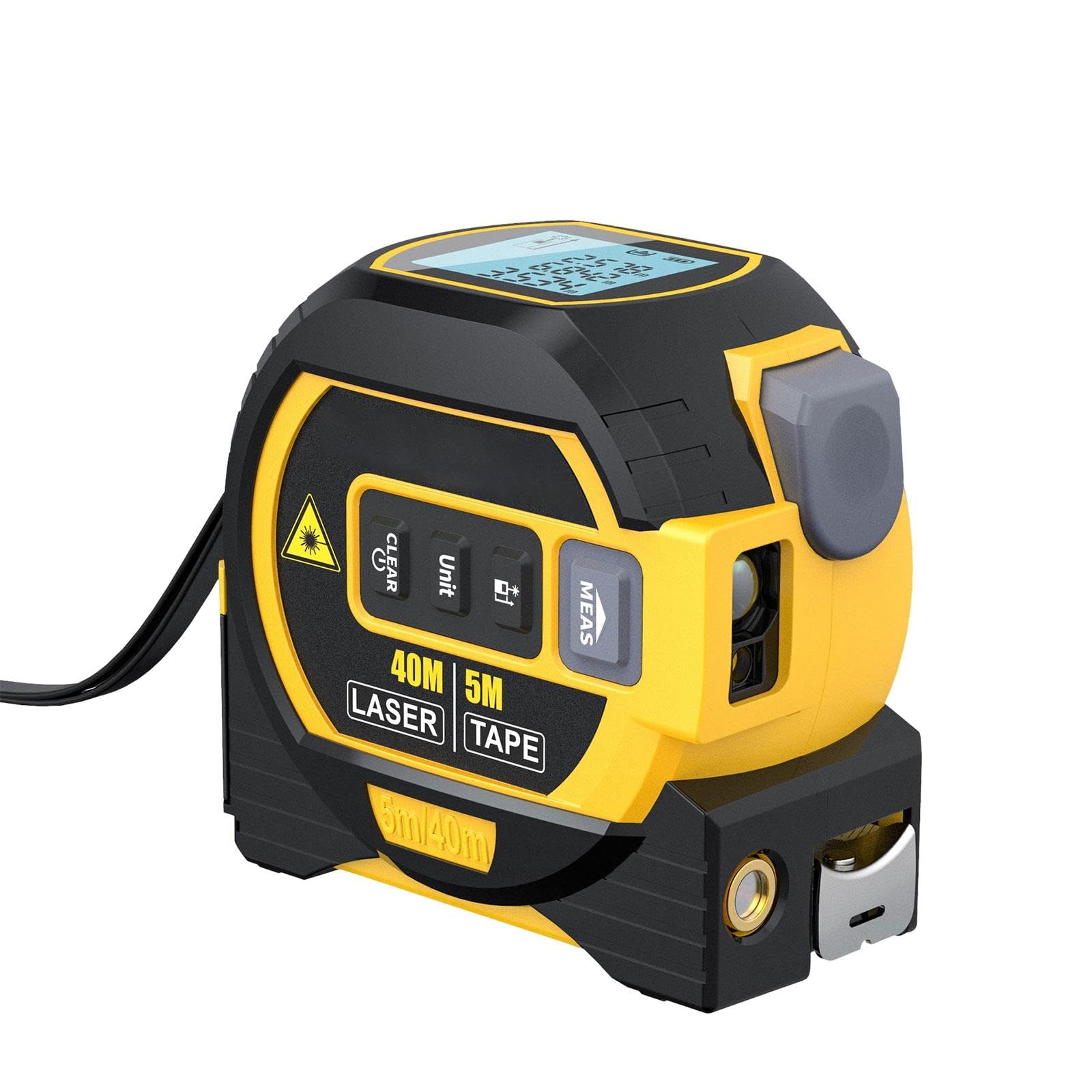 ATORSE Digital Rangefinder Multi Use Measuring Tool for Area Distance Measurement 4000cm Yellow-picture-20
