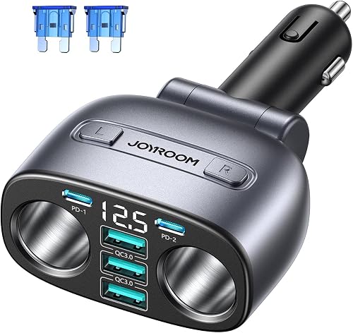 JOYROOM 225W 7合1车载快充分插器