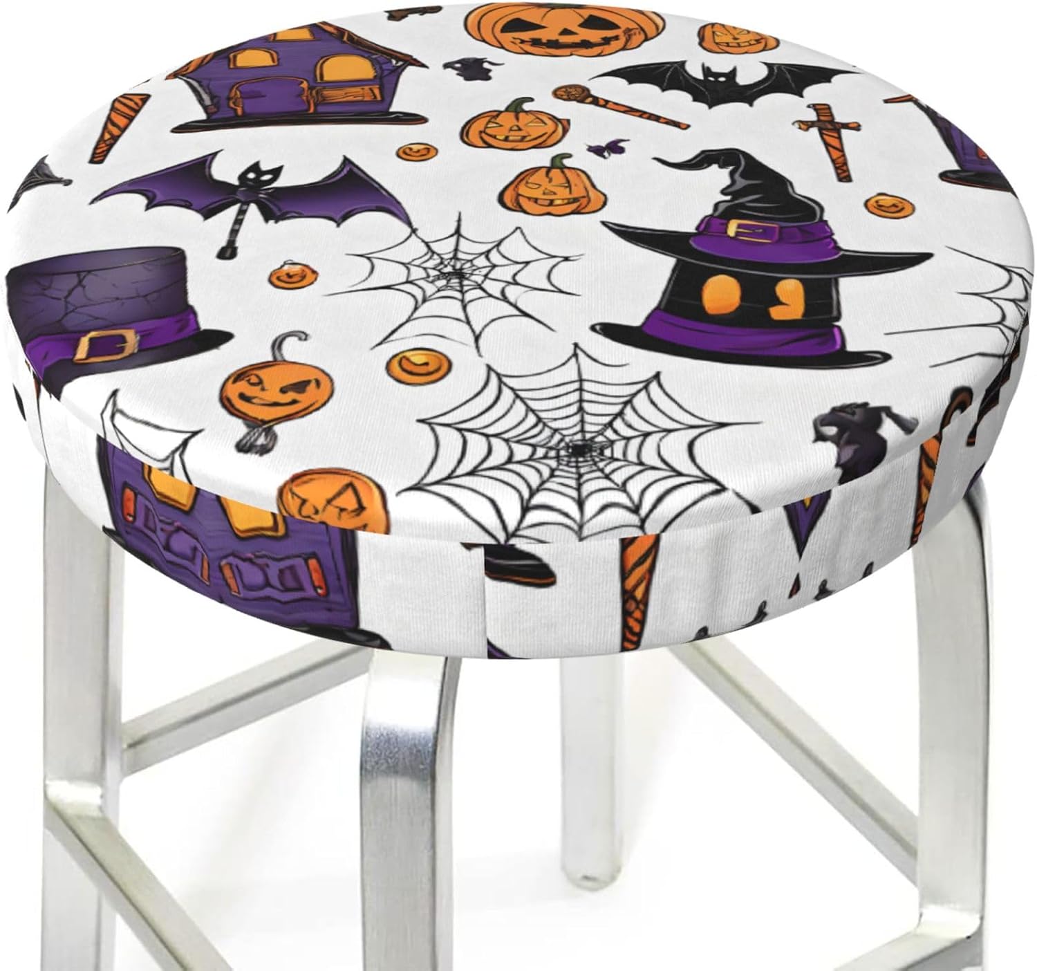 Round Bar Stool Seat Cover for Home Kitchen Dining Chair - 14 inch